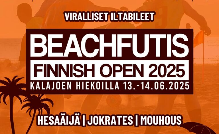 BEACH FUTIS FINNISH OPEN 2025 Iltabileet Liput