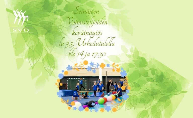 Seinäjoen Voimistelijoiden kevätnäytös Liput