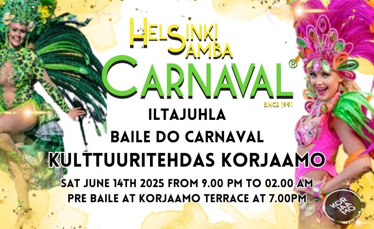 Helsinki Samba Carnaval: Baile Do Carnaval Liput
