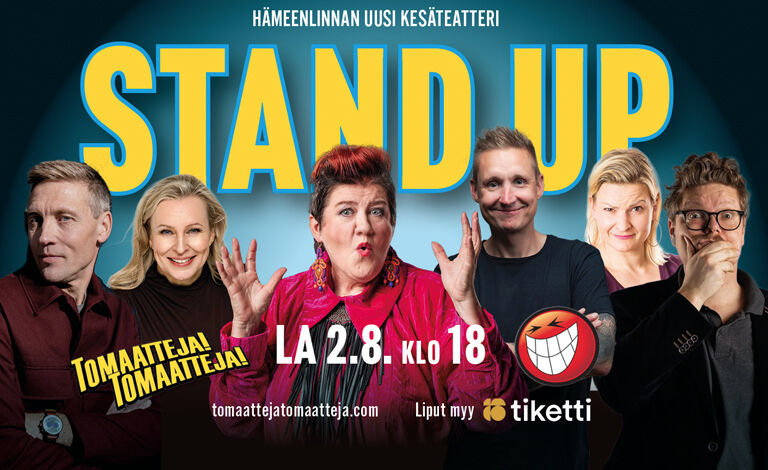 Tomaatteja! Tomatteja! Stand Up -ilta Biljetter