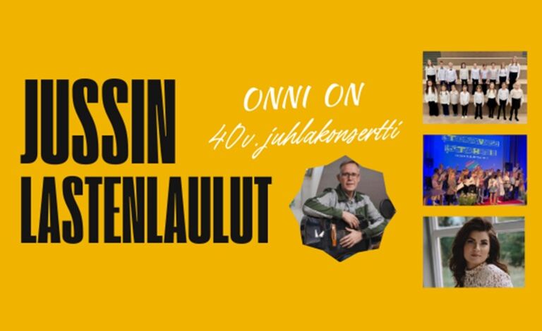 Jussin lastenlaulut -40v. juhlakonsertti Liput