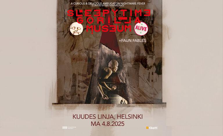 A curious & delicious AMBUGATON nightmare fever (curated by MadameMacario): Sleepytime Gorilla Museum (US) + Faun Fables (US) Liput