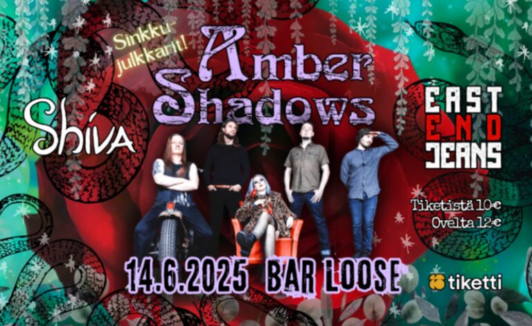 Amber Shadows, Shiva, East End Jeans Liput