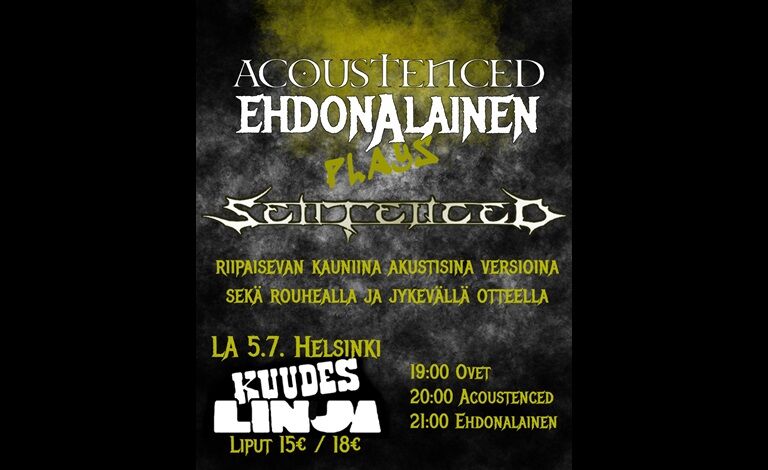Sentenced-ilta Liput