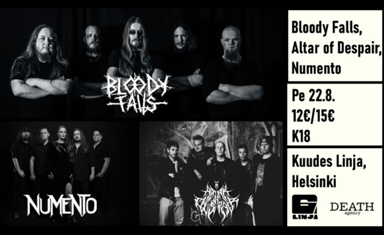 Bloody Falls, Altar of Despair, Numento Liput