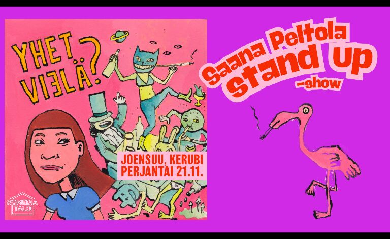 Saana Peltolan Yhet vielä? stand up -show Liput