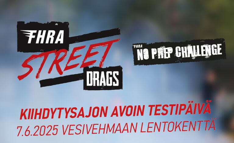 Street Drags & No Prep Challenge, Kiihdytysajon avoin testipäivä Liput