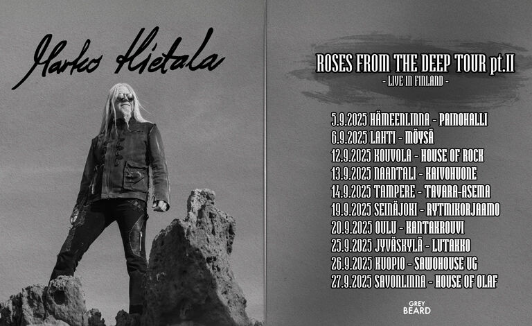 Marko Hietala – Roses From The Deep Tour Pt. 2 Liput