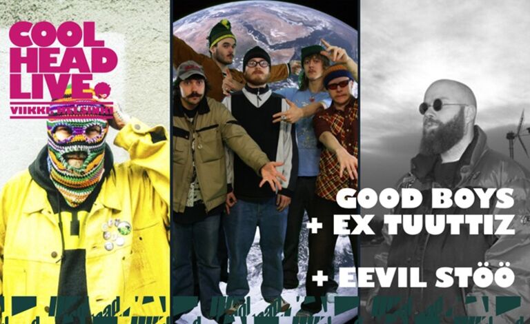 CoolHead Live: good boys + Ex Tuuttiz + Eevil Stöö Liput