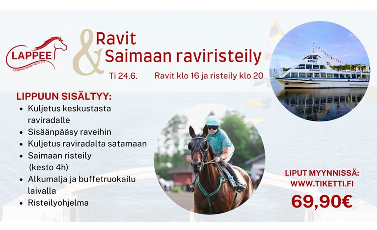 Saimaan raviristeily Liput