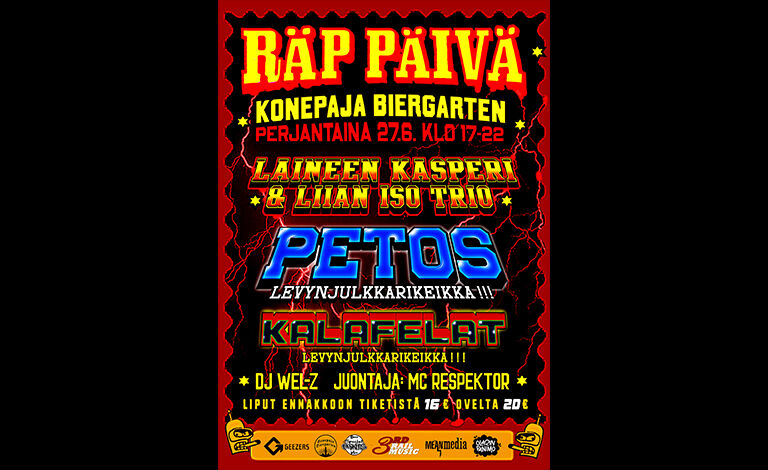 Räp Päivä Vol. 10 Liput