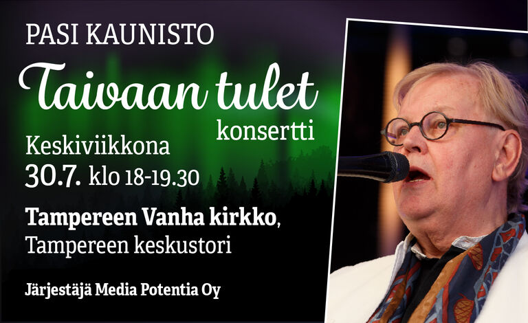 Taivaan tulet - Pasi Kauniston konsertti Liput