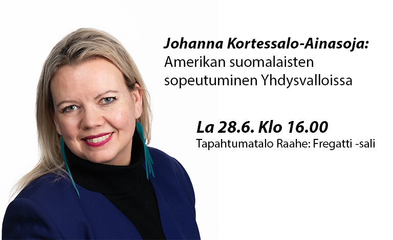 Johanna Kortessalo-Ainasoja: Amerikan suomalaisten sopeutuminen Yhdysvalloissa