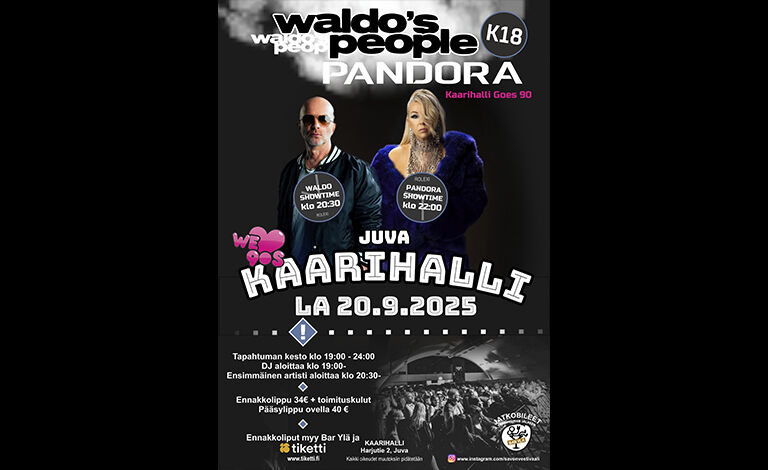 Pandora ja Waldo's People Liput