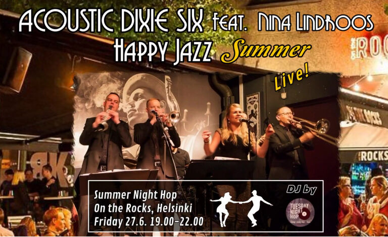 SUMMER NIGHT HOP: Acoustic Dixie Six feat. Nina Lindroos Liput