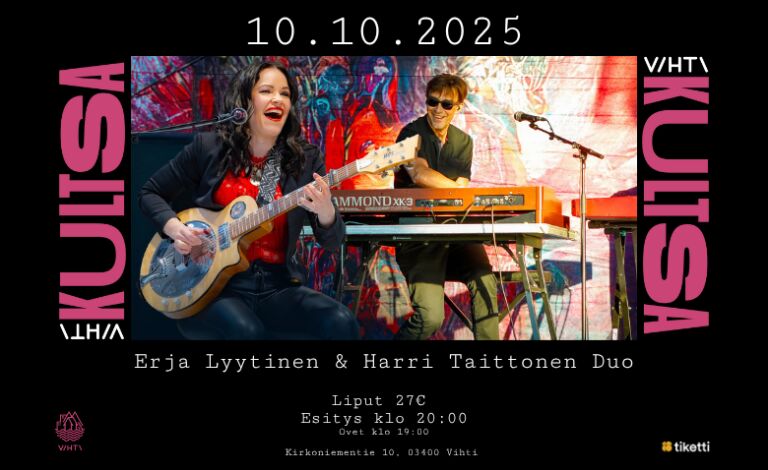 Erja Lyytinen & Harri Taittonen Duo Liput