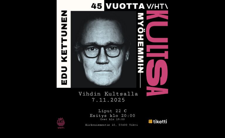 Edu Kettunen -duo: 45 vuotta myöhemmin -kiertue Liput