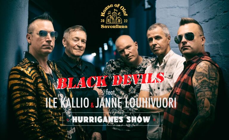 Black Devils feat. Ile Kallio & Janne Louhivuori (Hurriganes Show) Liput