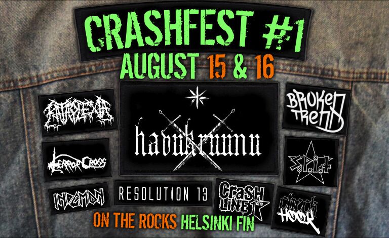 CRASHFEST #1 Liput