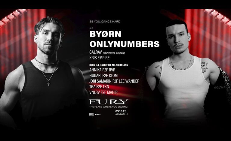 FURY - BYØRN, ONLYNUMBERS + more tba Liput