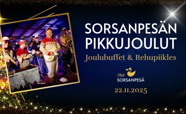 Club Sorsanpesä: Sorsanpesän Legendaariset Pikkujoulut Liput