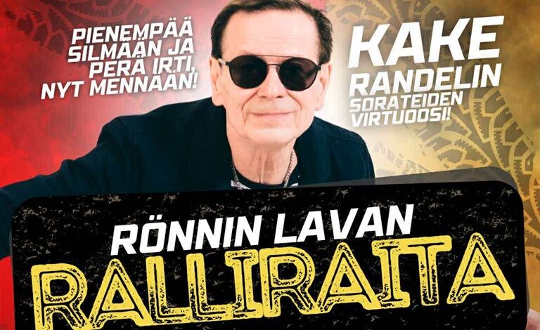 RÖNNIN RALLIRAITA: Kake Randelin & B-ryhmä Liput