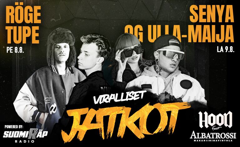 Hoodfest viralliset jatkot Liput