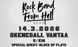 rock band from hell + Block of Flats