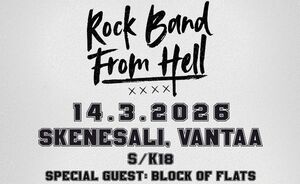rock band from hell + Block of Flats