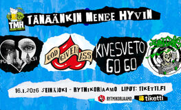 Kivesveto Go Go, Flippipuisto, Puhelinseksi, God Given Ass