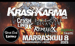 Krashkarma (USA) + Last Call Disaster, Crashline One & Rebellix