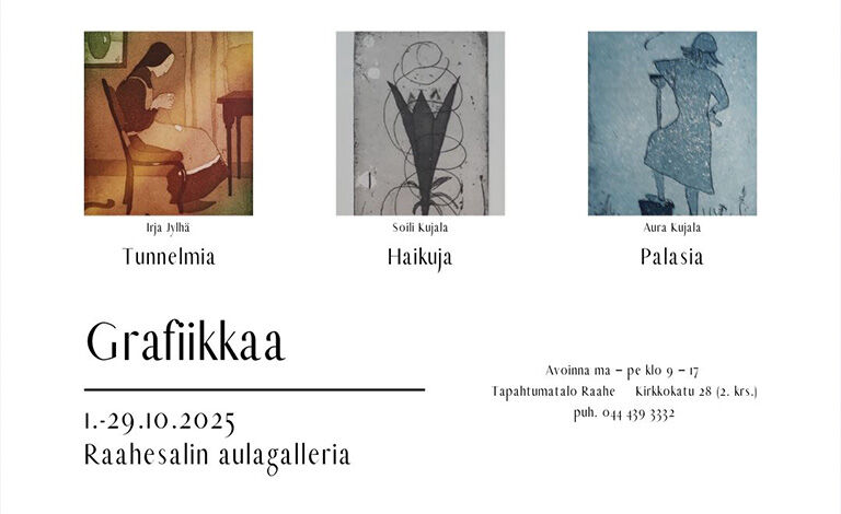 Raahesalin aulagallerian näyttely 1.10-29.10.2025