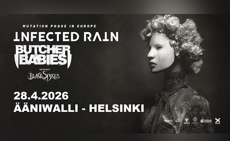 Mutation Phase in Europe Tour 2026: INFECTED RAIN & BUTCHER BABIES + Support: BLACK SPIKES Tickets