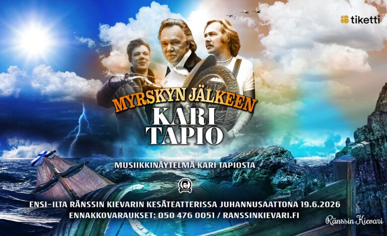 Myrskyn Jälkeen – Kari Tapio -laulunäytelmä Liput
