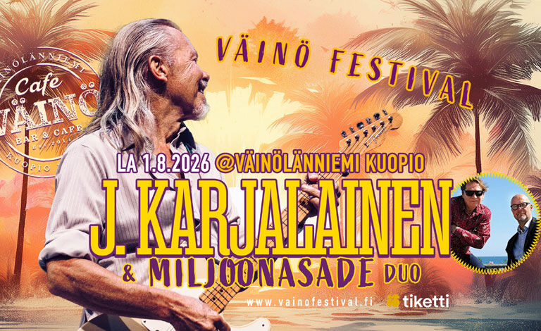 Väinö Festival: J. Karjalainen + Miljoonasade Duo Biljetter