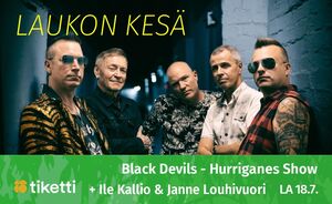 Black Devils - Hurriganes Show feat. Ile Kallio & Janne Louhivuori + The Lovematches