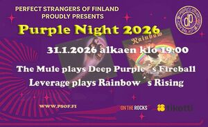 Purple Night 2026: The Mule plays Deep Purple, Leverage plays Rainbow