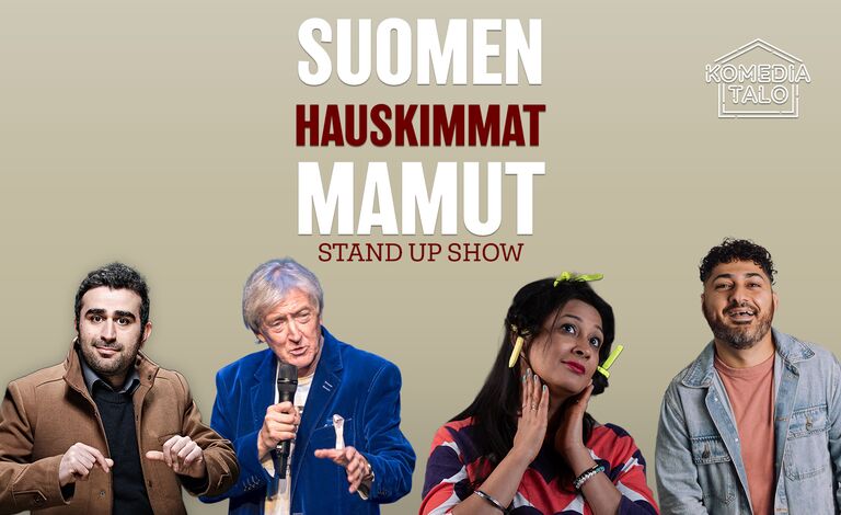 Suomen hauskimmat mamut -stand up show Liput