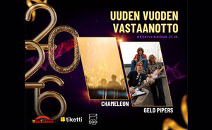 Kalajoki 500v. uudenvuoden vastaanotto: Chameleon, Geld Pipers