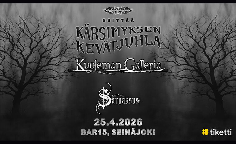 Kärsimyksen kevätjuhla: Kuoleman Galleria, Sargassus Liput