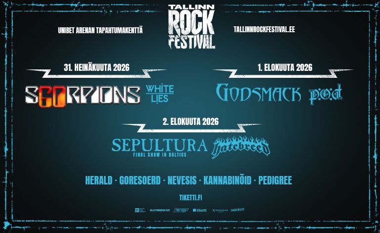 Tallinn Rock Festival 2026 Liput