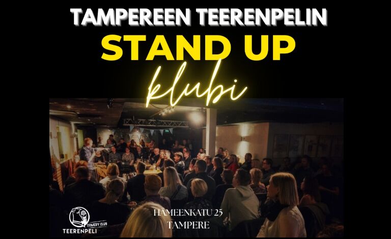 Teerenpelin stand up-klubi: Uusien juttujen ilta Liput