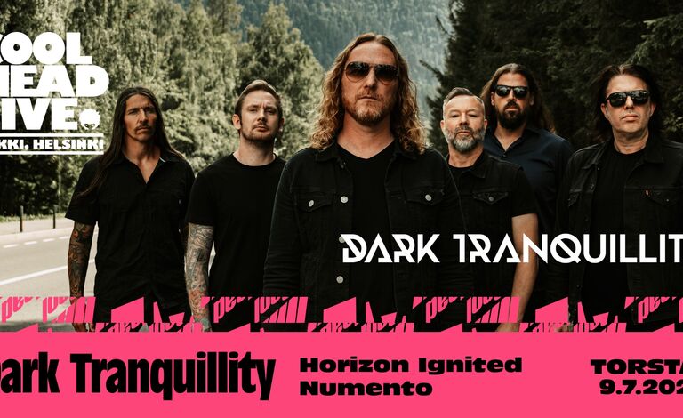 CoolHead Live: Dark Tranquillity (SWE) + Horizon Ignited + Numento promo