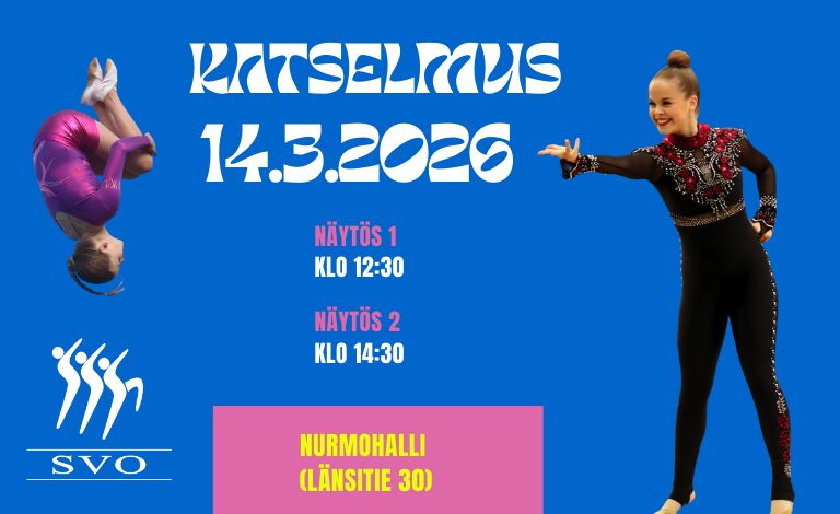 Seinäjoen Voimistelijoiden kevätkatselmus Liput