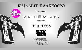 Rain Diary, Hauntees, Black Totem & Hateful Chains + Night Visions DJ’s