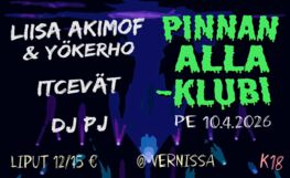 Pinnan alla -klubi: Liisa Akimof & Yökerho, Itcevät