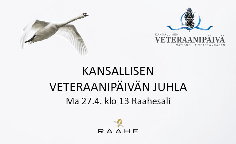 Kansallisen veteraanipäivän juhla ma 27.4.2026
