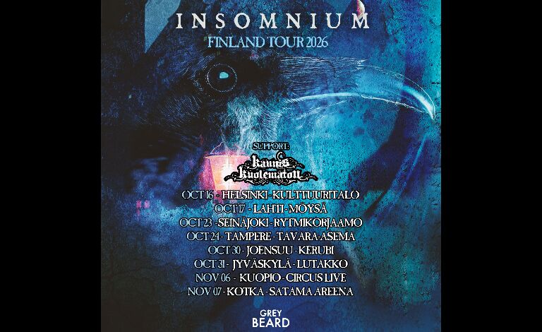 Insomnium + support: Kaunis Kuolematon Liput