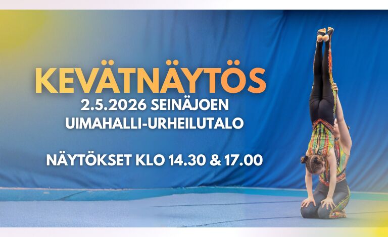 Seinäjoen Voimistelijoiden kevätnäytös Liput