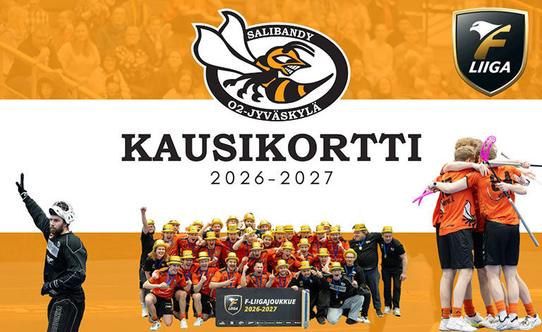 O2-Jyväskylä miehet edustus kausikortti 2026-2027 Liput